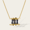 YACHAN 18K Gold Plated Stainless Steel Chain Necklace for Women Chains Irregular Acrylic Pendant Necklaces Trendy Jewellery