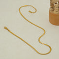 YACHAN 18K Gold Plated Stainless Steel Snake Chain Choker Necklaces for Women Punk Lock Charm Trendy Jewelry Gift