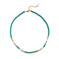 YACHAN Colorful Acrylic Beaded Necklace for Women Handmade Making Bead Necklaces Stainless Steel Beads Trendy Jewelry Gift
