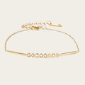 YACHAN Stainless Steel Golden Chain Bracelet for Women High Quality Geometry Cubic Zirconia Charm Bracelets 2023 New Jewelry