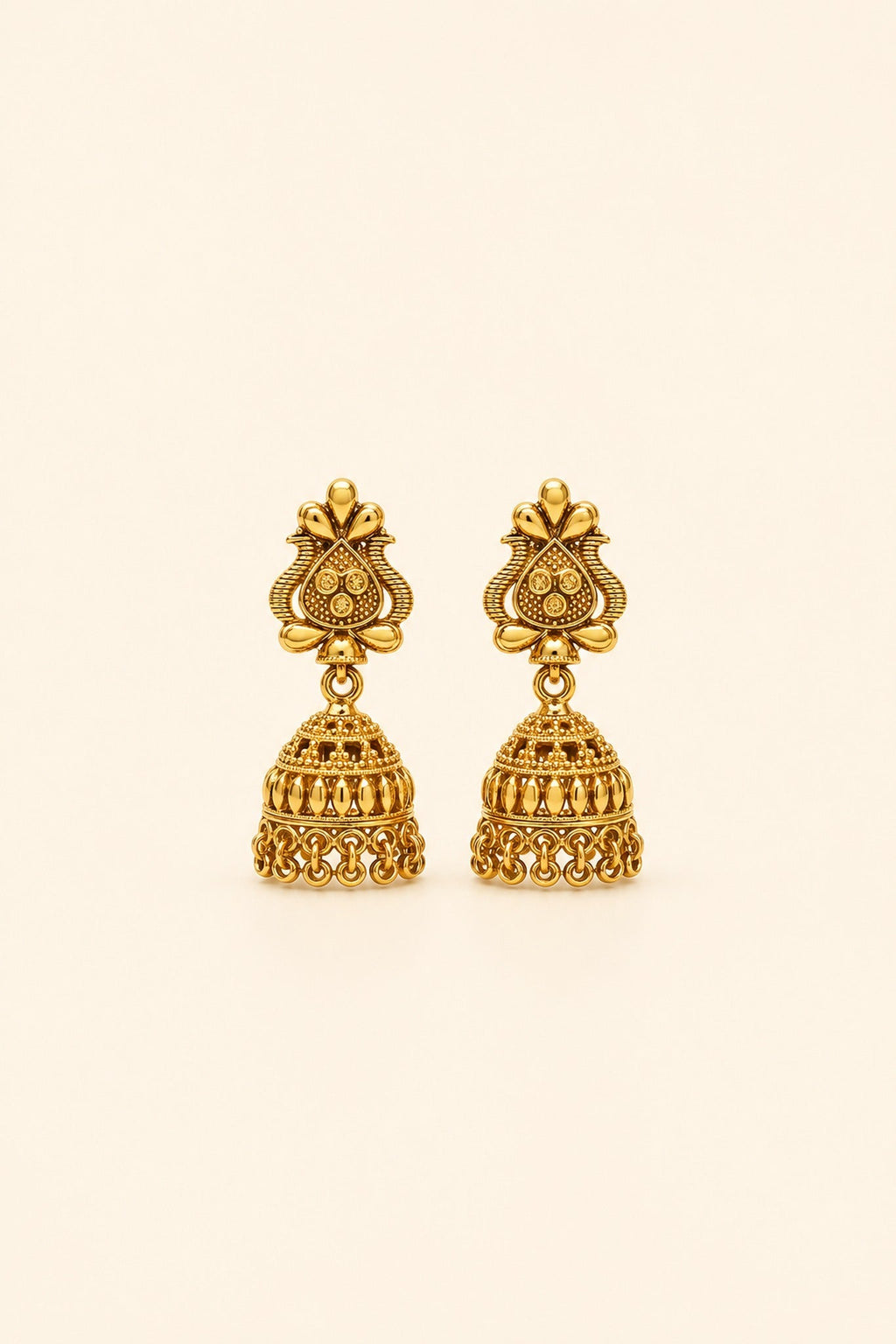 Gold Loop Fringe Jhumka — GLORIASAA