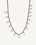 Black Bead Kundan Chain — GLORIASAA