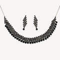 Black Lattice Collar Set — GLORIASAA