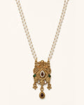 Double Pearl Temple Pendant — GLORIASAA