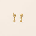 Paisley Flower Drop Earrings — GLORIASAA