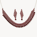 Ruby Lattice Collar Set — GLORIASAA