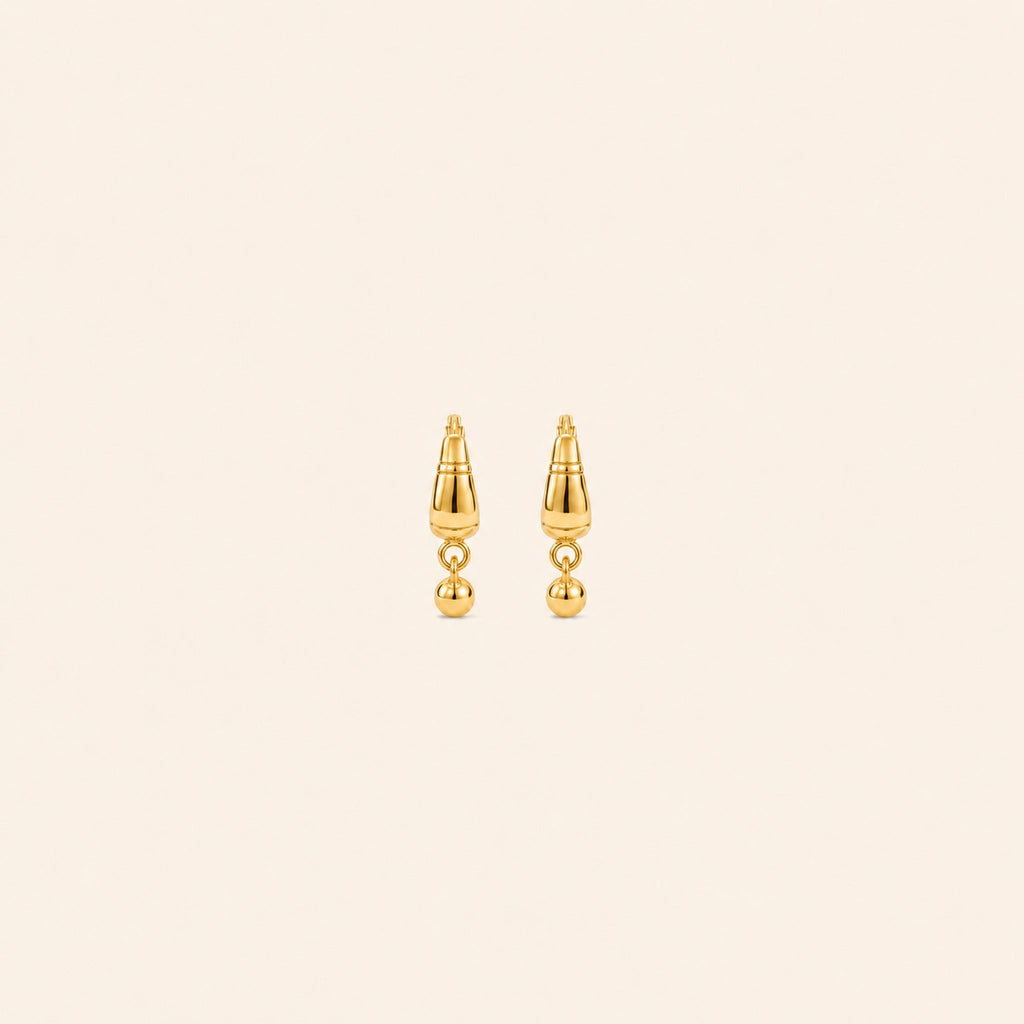 Tapered Gold Ball Drops — GLORIASAA
