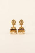 Temple Goddess Pearl Jhumka — GLORIASAA