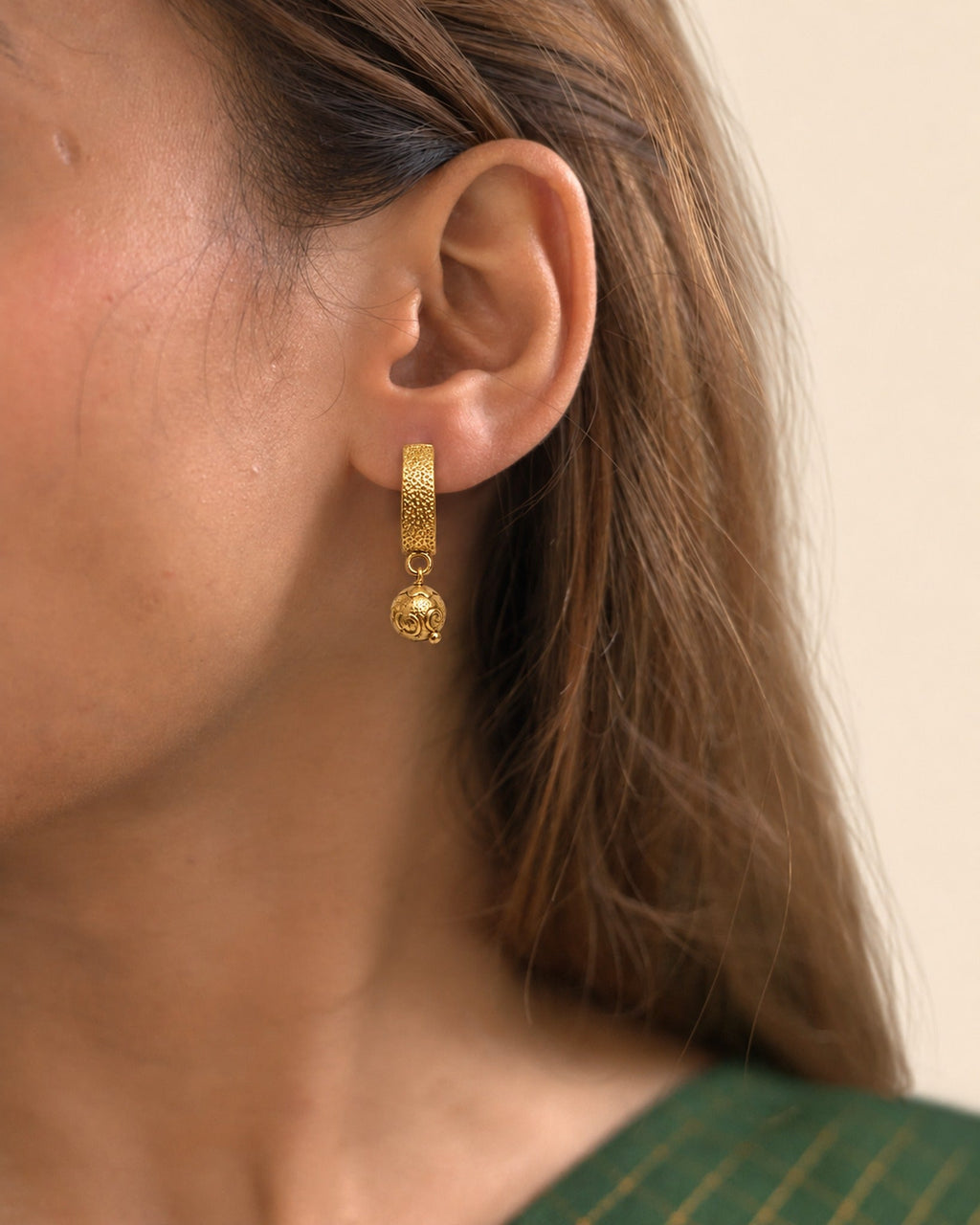Textured Gold Bar Drops — GLORIASAA